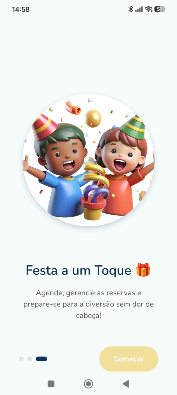 Tela inicial do aplicativo iKids
